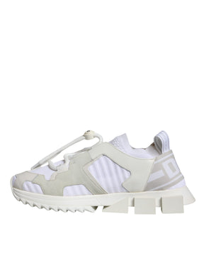 Dolce & Gabbana Weiß Mesh Sorrento Trekking Turnschuhe Schuhe
