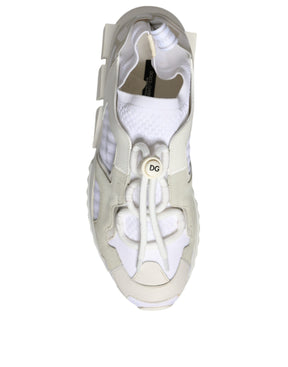 Dolce & Gabbana Weiß Mesh Sorrento Trekking Turnschuhe Schuhe