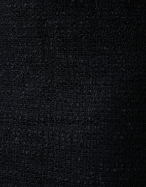 Dolce & Gabbana Schwarzer Midirock aus Schurwolle im Bleistiftschnitt