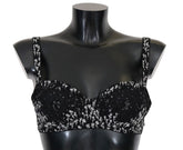 Dolce & Gabbana Schwarz Seide Weiß Spitze Stretch Unterwäsche BH