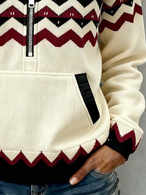 Kuscheliges Damen Winter Hooded Sweatshirt mit Teddyfutter