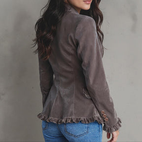 Winter Retro Blazer tailliert – eleganter Vintage Look