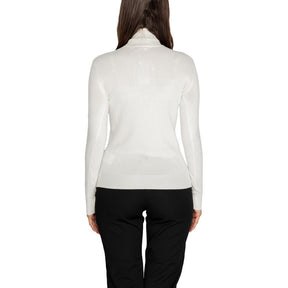 Guess Weißer Viskose-Rollkragenpullover