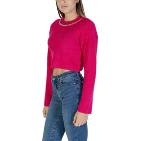 Only Rosa Pullover aus recyceltem Polyester