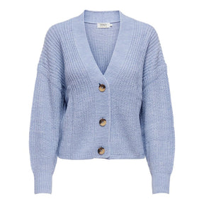 Only Blaue Marabu-Strickjacke