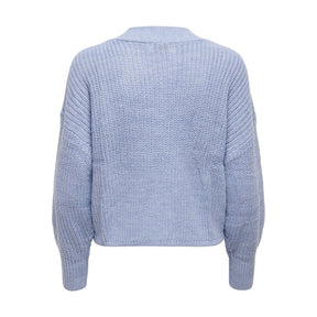 Only Blaue Marabu-Strickjacke