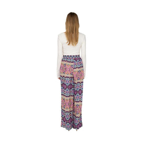 Only Mehrfarbige Hose aus recyceltem Polyester