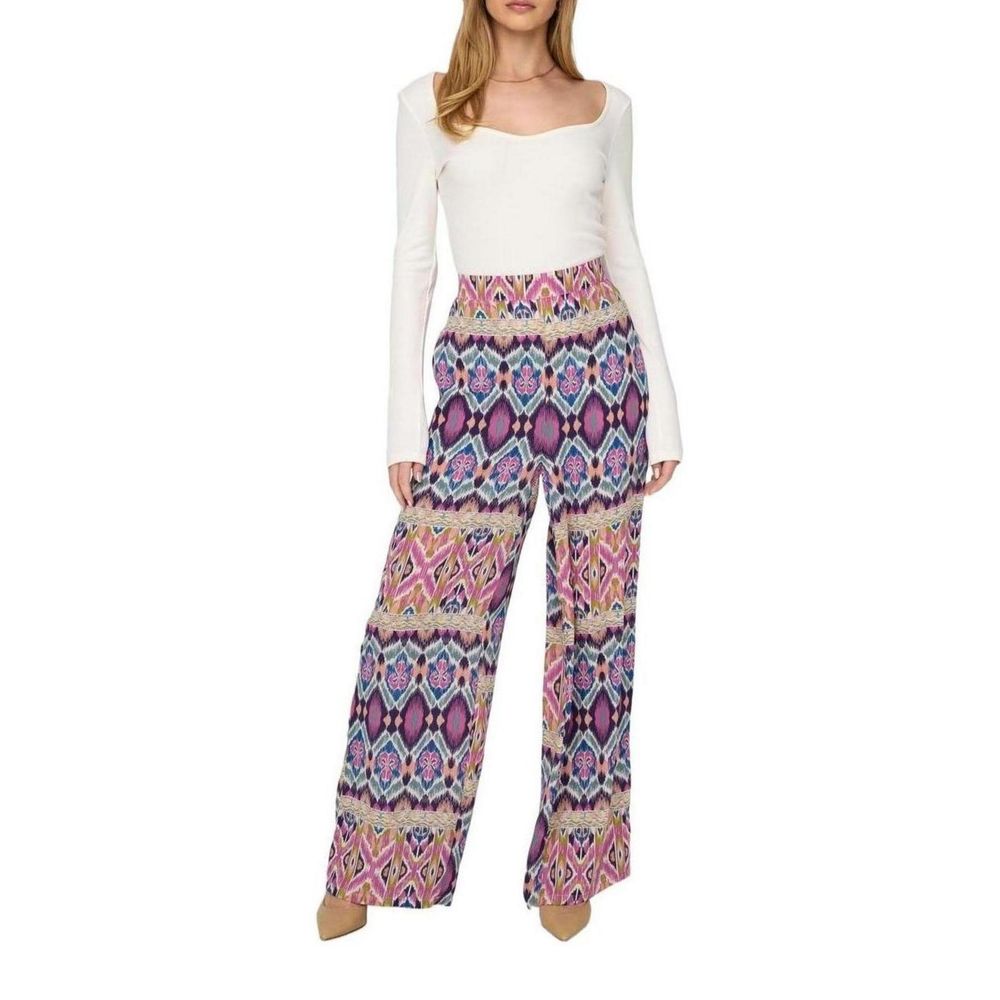 Only Mehrfarbige Hose aus recyceltem Polyester