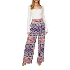 Only Mehrfarbige Hose aus recyceltem Polyester