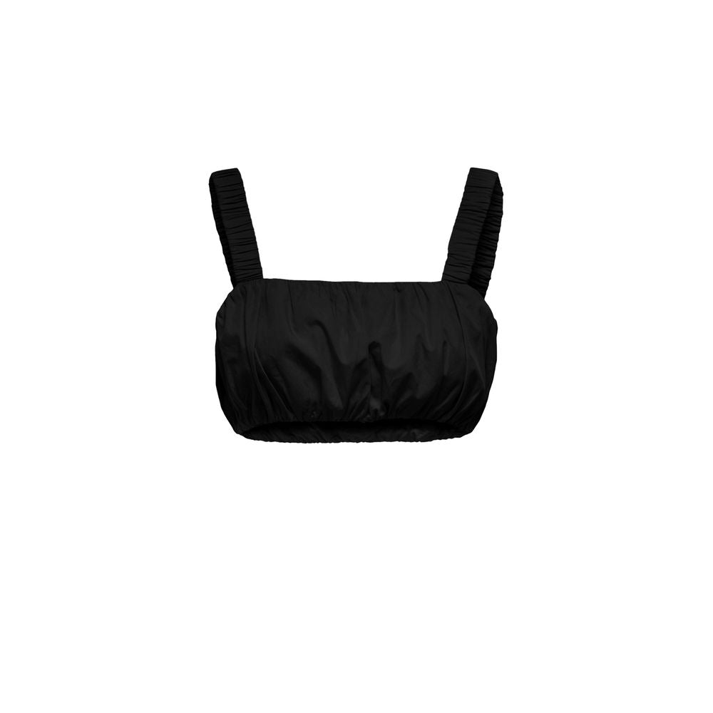 Only Schwarzes Baumwolltop