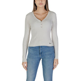 Guess Cremefarbene Viskose-Sportbekleidung