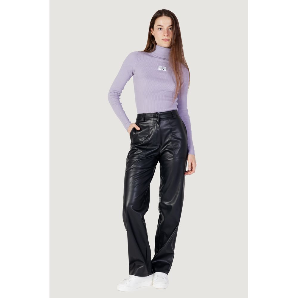 Calvin Klein Jeans Schwarze Hose aus recyceltem Polyester