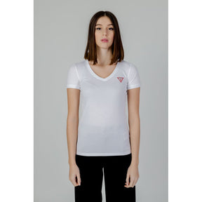 Guess T-Shirt aus weißer Baumwolle