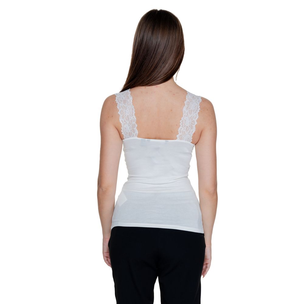 Vero Moda Weißes Viskose-Tank-Top