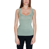Vero Moda Grünes Viskose-Tank-Top