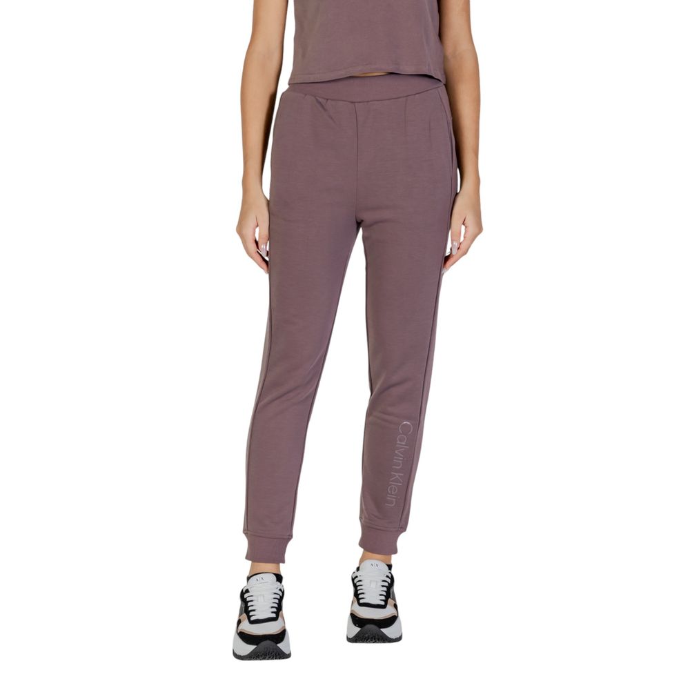 Calvin Klein Sport Lila Jogginghose aus recyceltem Polyester Workout-Hose