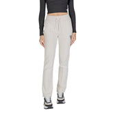 Guess Active Cremefarbene Baumwoll-Jogger Workout-Hose
