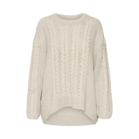 Vero Moda Beigefarbener Baumwollpullover