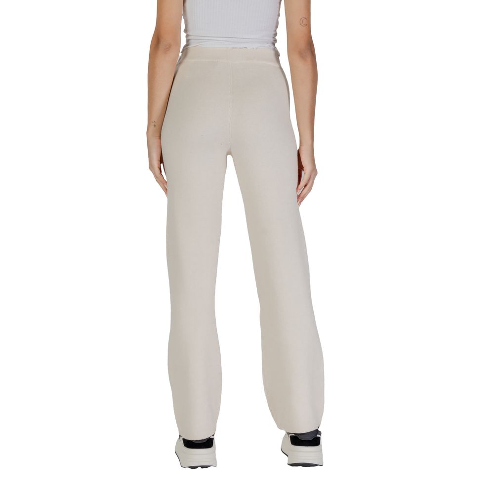 Vero Moda Cremefarbene Viskosehose
