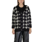 Vero Moda Schwarzer und weißer Marabu Cardigan