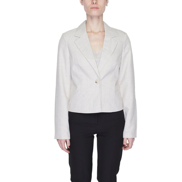 Vero Moda Grauer Polyester-Blazer