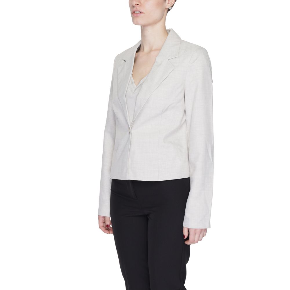 Vero Moda Grauer Polyester-Blazer
