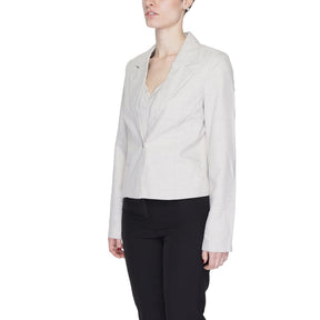 Vero Moda Grauer Polyester-Blazer