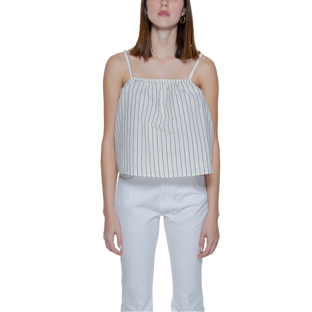 Vero Moda Beigefarbenes Tank-Top aus Bio-Baumwolle