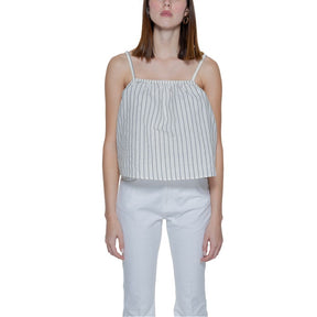 Vero Moda Beigefarbenes Tank-Top aus Bio-Baumwolle