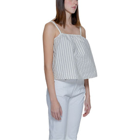 Vero Moda Beigefarbenes Tank-Top aus Bio-Baumwolle