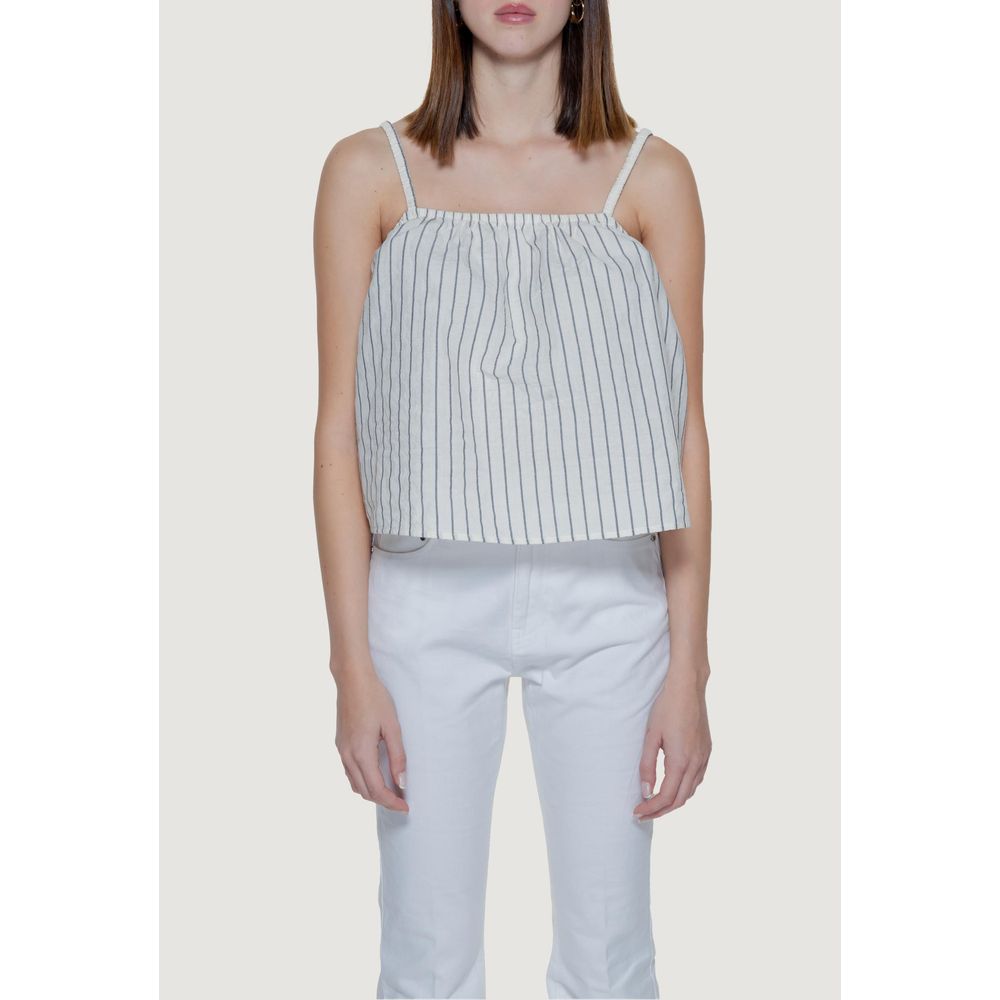 Vero Moda Beigefarbenes Tank-Top aus Bio-Baumwolle
