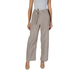 Only Beige Baumwollhose