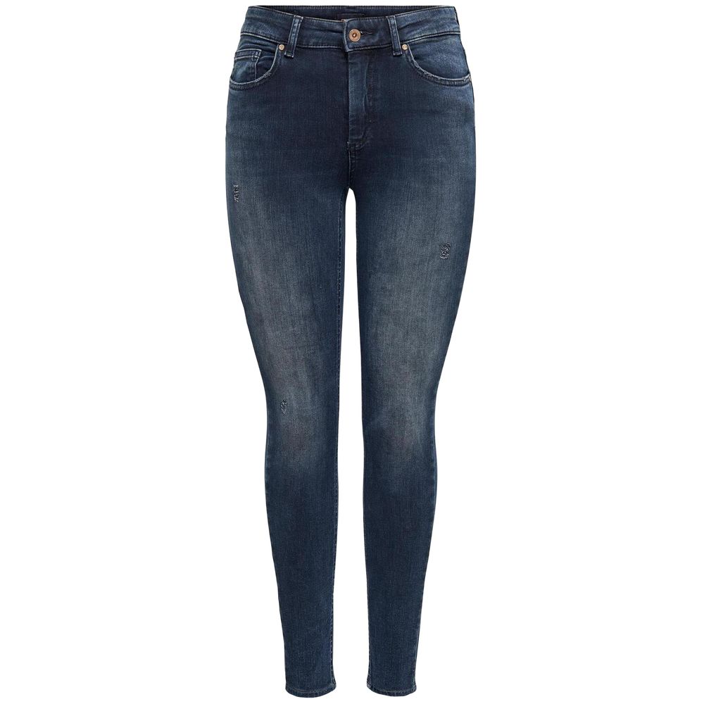 Only Blaue Baumwoll-Skinny-Jeans