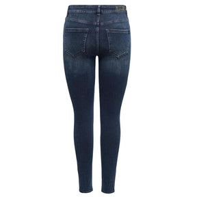 Only Blaue Baumwoll-Skinny-Jeans