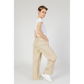 Only Beige Baumwollhose