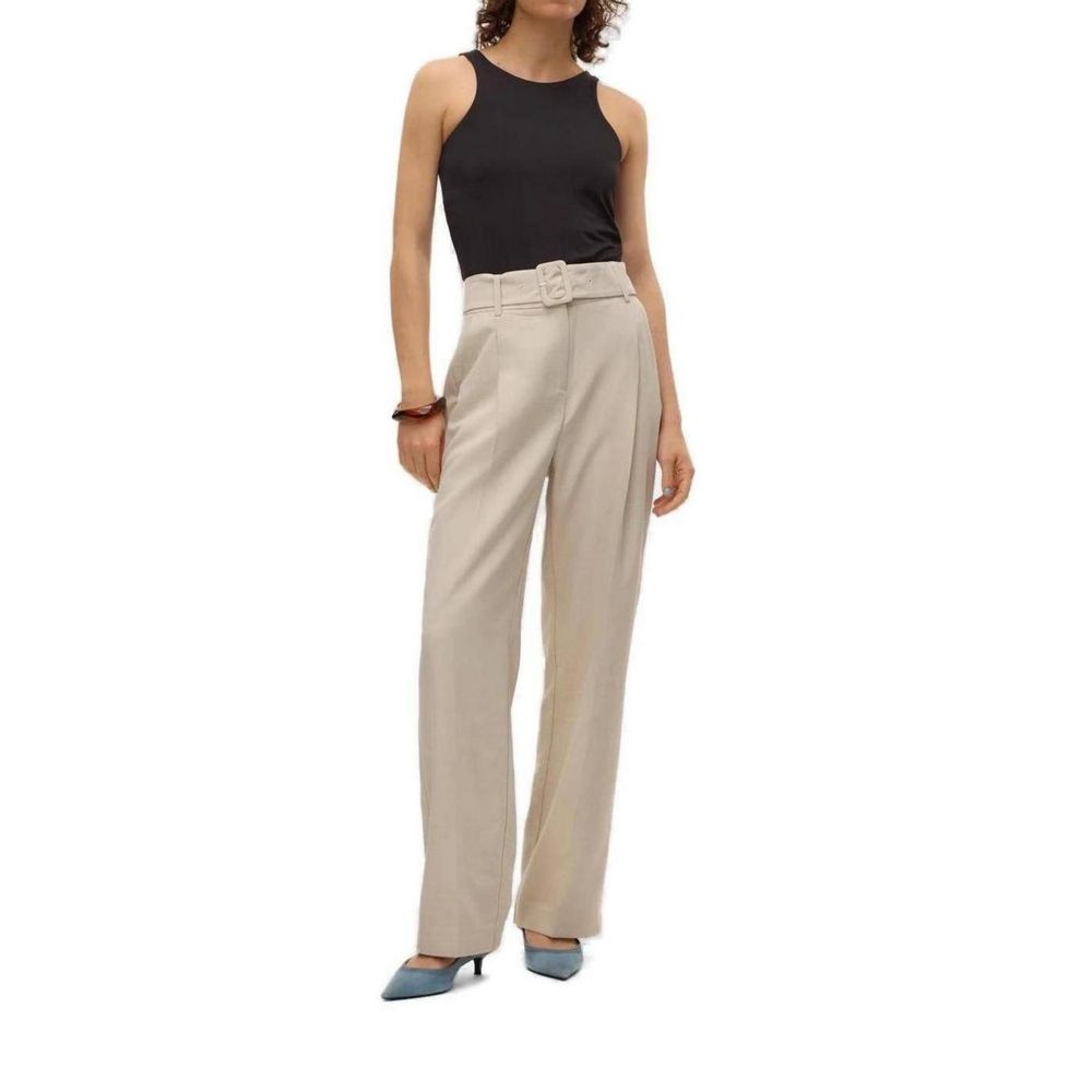 Vero Moda Graue Polyester-Hose