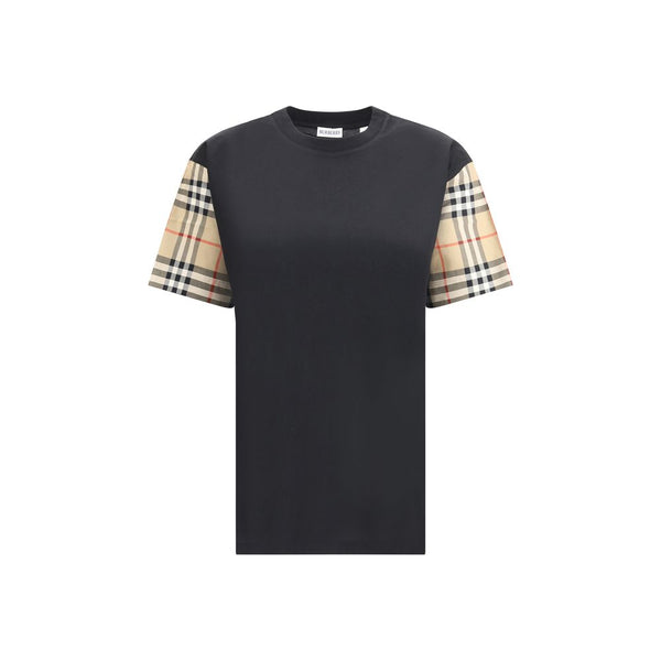 Burberry Schwarzes Baumwoll-T-Shirt