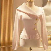 Herbstlicher Vintage-Langarm-Pullover: Stilvoller Wärmespeicher
