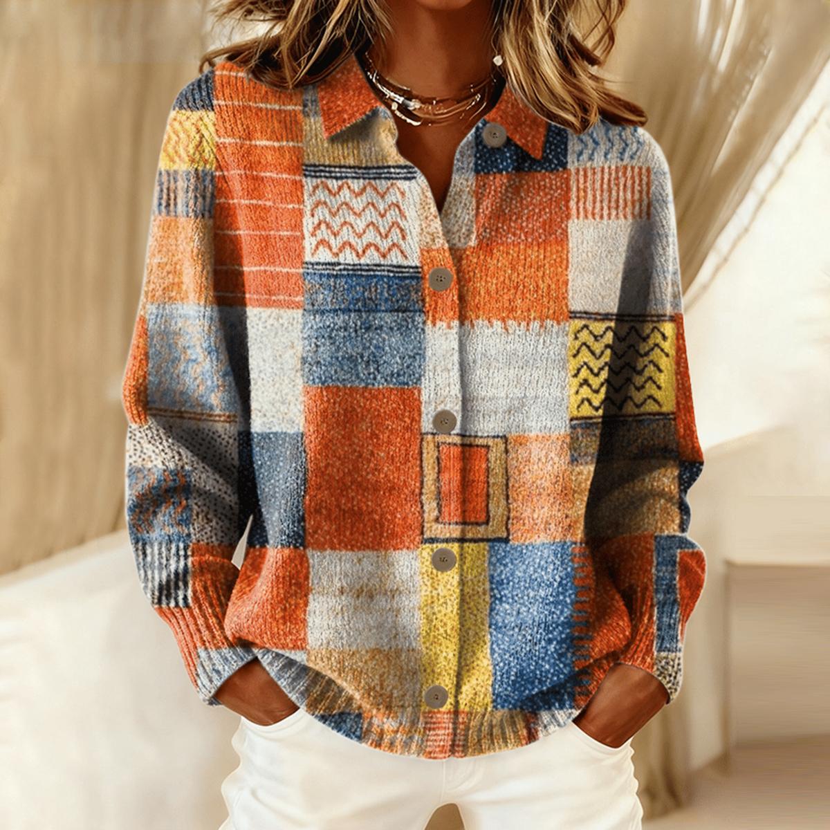 Herbst-Eleganz: Casual Collar Langarm Strickpullover - Perfekt für kühle Tage