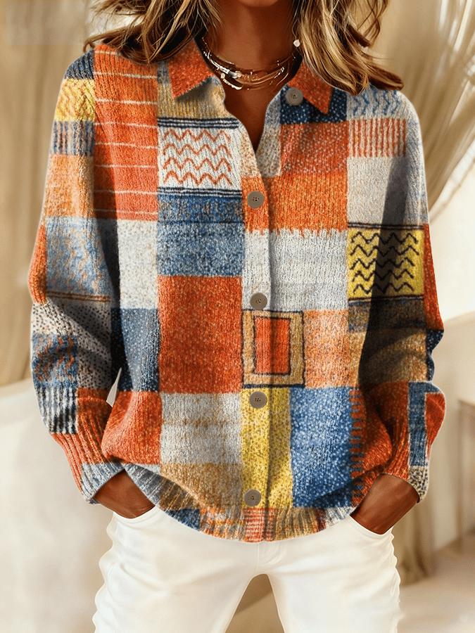 Herbst-Eleganz: Casual Collar Langarm Strickpullover - Perfekt für kühle Tage