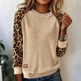 Herbstliches Long Sleeve Leopard Top - Stil trifft Komfort