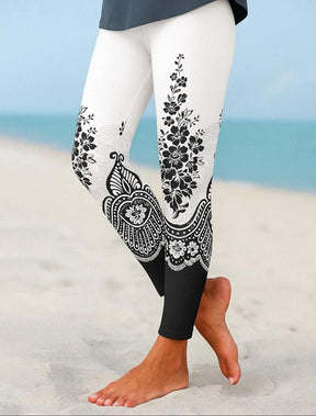 Herbstsfrische Floral Print Pants - Eleganz trifft auf Komfort