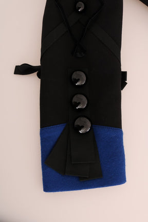 Dolce & Gabbana Trenchcoat aus schwarzer Wolle