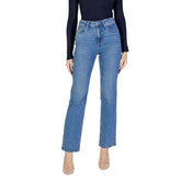 Vero Moda Hellblaue Mom-Jeans aus Baumwolle