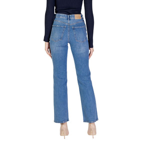 Vero Moda Hellblaue Mom-Jeans aus Baumwolle