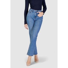 Vero Moda Hellblaue Mom-Jeans aus Baumwolle