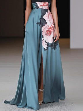 Sexy Halter Maxi-Kleid: Stilvoller Herbstsbegleiter für Eleganz & Komfort