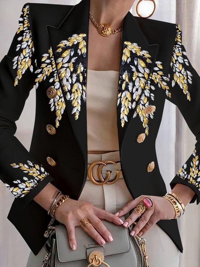 Cool Black Long Sleeve Blazer: Frühjahrs-Essential für stilvolle Eleganz