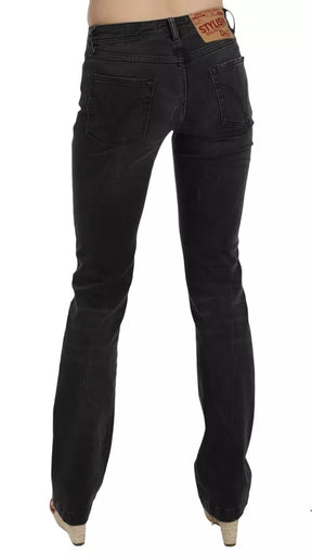 Dolce & Gabbana Schwarze Slim Fit Jeans aus Baumwolle D&G Hosen