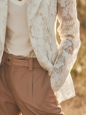 Vintage Lapel Long Sleeve Blazer - Eleganz & Komfort für den Herbstslook